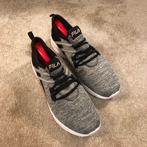 FILA REALMSPEED Running Shoes Grey Pink Womens 10